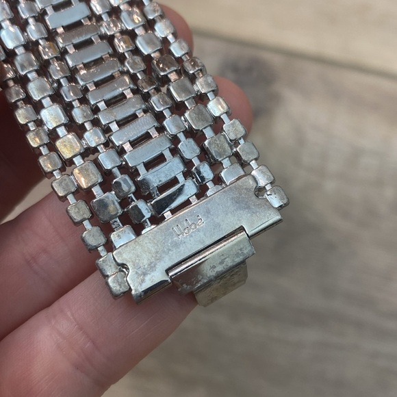 Vintage Hobe Rhinestone Cocktail Bracelet - Picture 8 of 10